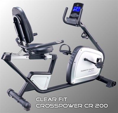 Горизонтальный велотренажер Clear Fit CrossPower CR 200 - фото 39345