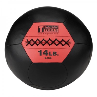 Мягкий тренировочный мяч Body Solid Wall Ball 14LB (6,34 кг) BSTSMB14 - фото 41077