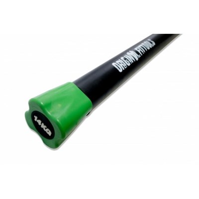 Бодибар Fit Tools FT (14 кг) светло-зелёный наконечник - фото 41457