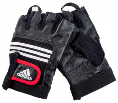 Тяжелоатлетические перчатки Adidas Leather Lifting Glove S/M - фото 41785