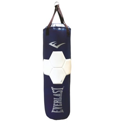 Мешок для бокса Everlast Prime PU 36 кг сине-белый - фото 46104