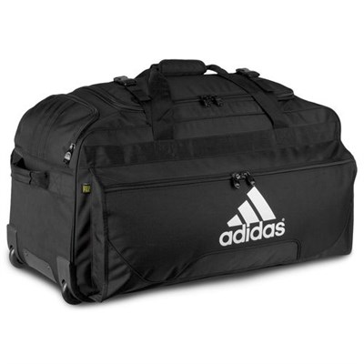 Сумка спортивная черная Adidas Traveler Back - фото 46228
