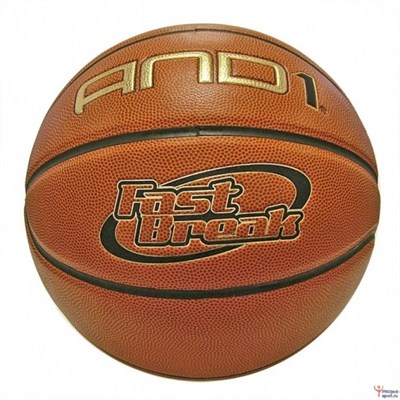 Баскетбольный мяч AND1 Fast Break Composite New Version - фото 47223