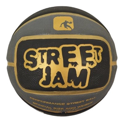 Баскетбольный мяч AND1 Street Jam black/grey/gold - фото 47648