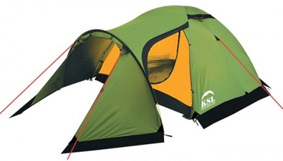Палатка трекинговая KSL Cherokee 3 Green - фото 49400