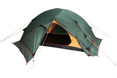 Всесезонная двухместная палатка ALEXIKA Maverick 2 Plus green - фото 50070