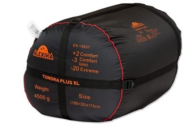 Спальный мешок кемпинговый ALEXIKA Tundra Plus XL правый - фото 50591
