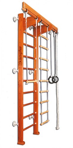 Деревянная шведская стенка Kampfer Wooden Ladder wall - фото 58341