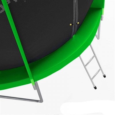 Большой батут для дачи с сеткой Optifit JUMP 10ft 3,05 м зеленый - фото 58698