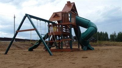 Детская площадка с двухярусным домиком Playnation Горец 2 - фото 59413