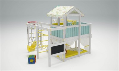Игровой комплекс - кровать с меловой доской Савушка Baby 5 СБ-05 - фото 60402