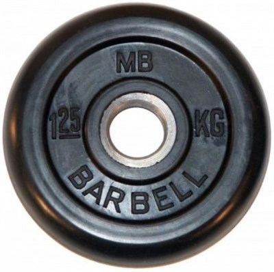 Диск обрезиненный MB Barbell MB-PltB26-1,25 - фото 62242
