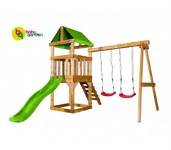 Детская игровая площадка Babygarden Play 1 светло-зеленая - фото 89057