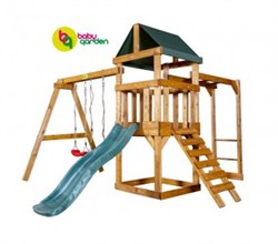 Детская игровая площадка Babygarden Play 3 зеленая - фото 89102
