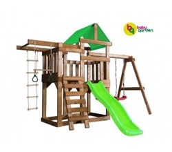Детская игровая площадка Babygarden Play 5 светло-зеленая - фото 89150