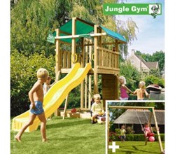 Детский городок Jungle Gym Fort + SwingModule Xtra - фото 89357