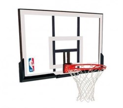Баскетбольный мобильный щит Spalding 44 NBA Combo Polycarbonate - фото 93978