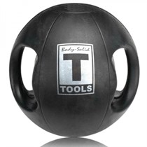 Мяч с хватами Body Solid 18LB / 8.15 кг черный BSTDMB18