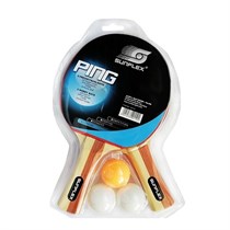 Набор для настольного тенниса Sunflex Ping 2 ракетки + 3 шарика