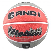 Баскетбольный мяч AND1 Motion red grey