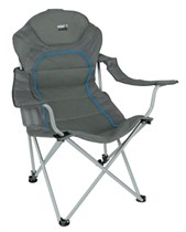 Комфортабельное кресло для кемпинга High Peak Alicante темносерый/голубой