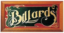 Зеркало-постер Weekend Billiard