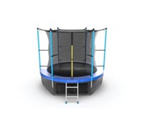Батут с внутренней сеткой Evo Jump Internal 8ft (Blue) + нижняя сеть