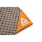 Тренировочный коврик для фитнеса Reebok пористый (оранжевый) - фото 41605