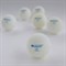 Мячики для настольного тенниса Donic Jade 6 штук, белый - фото 45606