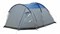 Палатка для семейного кемпинга High Peak Santiago 5 серый/голубой - фото 50855