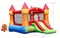 Надувной батут для детей Happy Hop Супер прыжок (оранжевые башни) - фото 59382