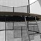 Батут с сеткой и лестницей UNIX Line 12 ft Black Brown outside - фото 59689