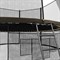 Батут с сеткой и лестницей UNIX Line 10 ft black brown outside - фото 59850