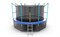 Батут с верхней и нижней сеткой Evo Jump Internal 12ft Lower net Blue - фото 61242