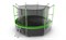 Спортивный батут с сеткой EVO Jump Internal 12ft (green) + нижняя сеть - фото 61626