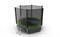 Спортивный батут с сеткой Evo Jump External 8ft Lower net Green - фото 61853