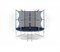 Батут Diamond fitness internal 8 FT (244 см) с защитной сеткой и лестницей - фото 85676