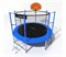 Батут i-Jump Basket 6ft blue - фото 85759