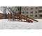 Зимняя деревянная горка MoyDvor Снежинка 2 - фото 92786