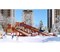 Зимняя деревянная игровая горка Савушка "Зима" - 7 - фото 92815