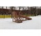 Зимняя деревянная горка MoyDvor Снежинка 1 - фото 92962