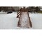 Зимняя деревянная горка MoyDvor Снежинка 1 - фото 92964